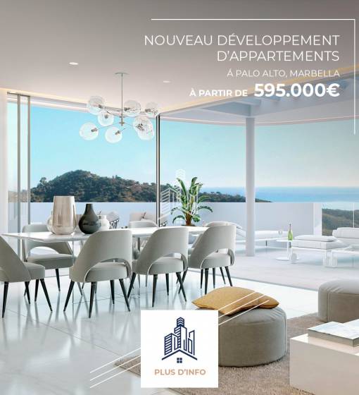 Do you want to have breakfast watching the sea? These luxury apartments in Palo Alto Marbella surpass anything seen so far